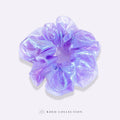 Holographic Purple Organza Scrunchie